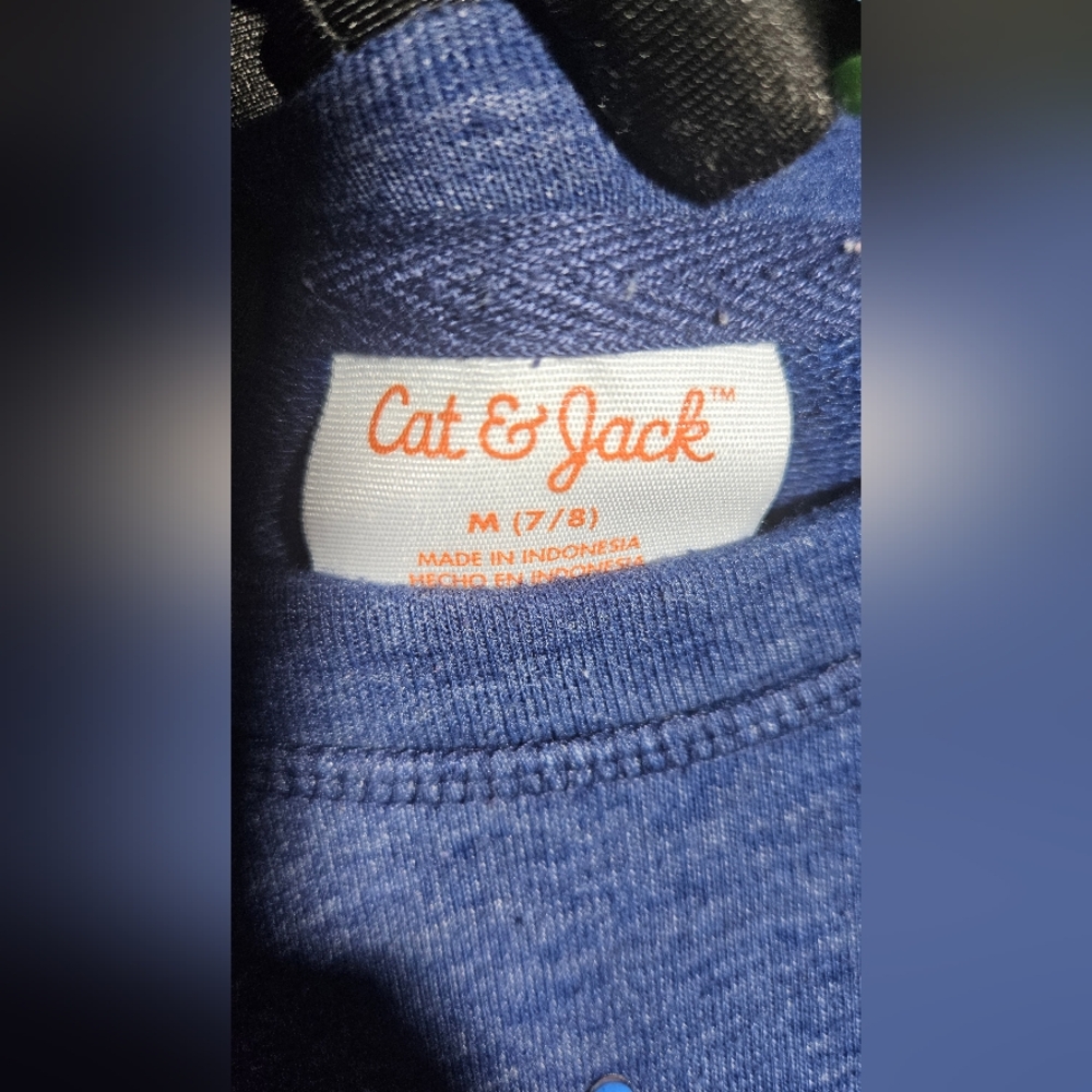 Cat & Jack Navy Blue Knit Top - Picture 5 of 5